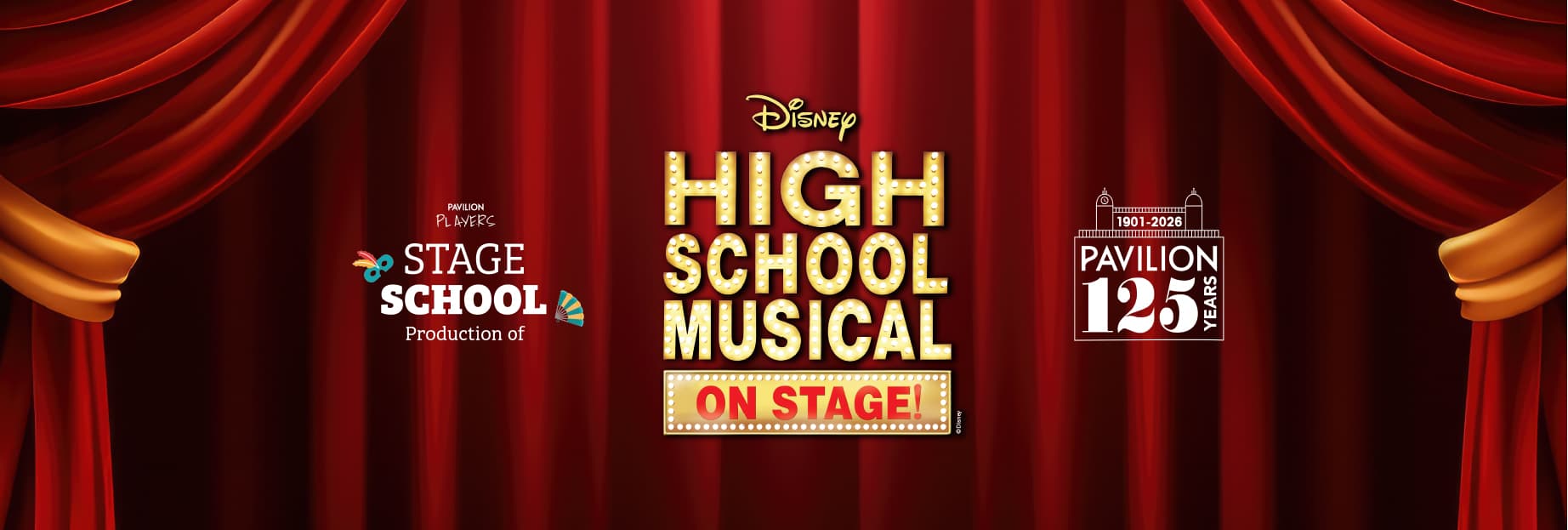 Logo for the Pavilion Players Stage School production of the Little Shop of Horrors