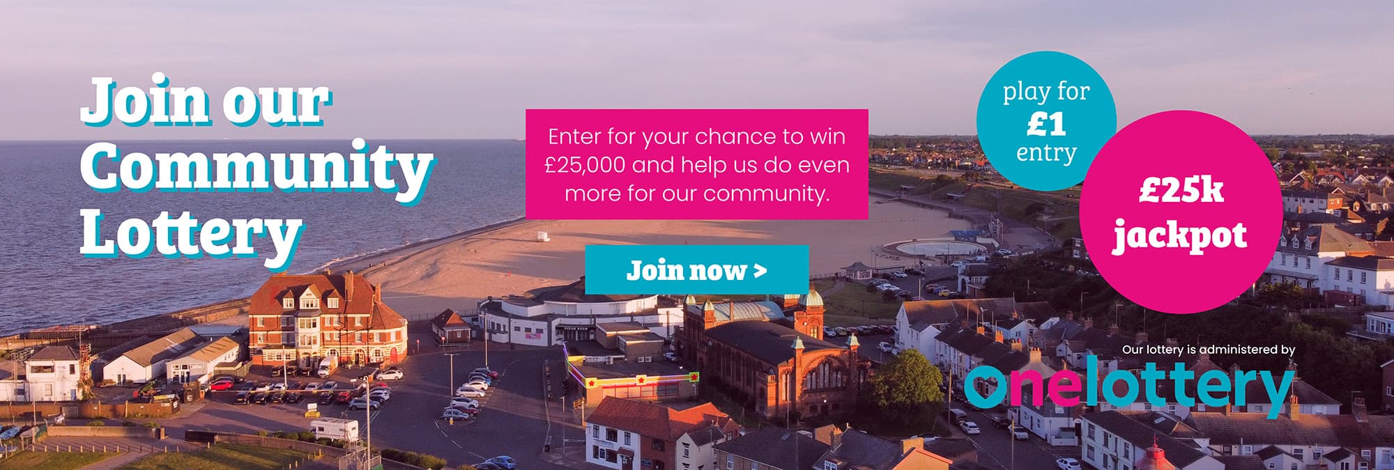 Artwork for the Gorleston Pavilion Trust community lottery