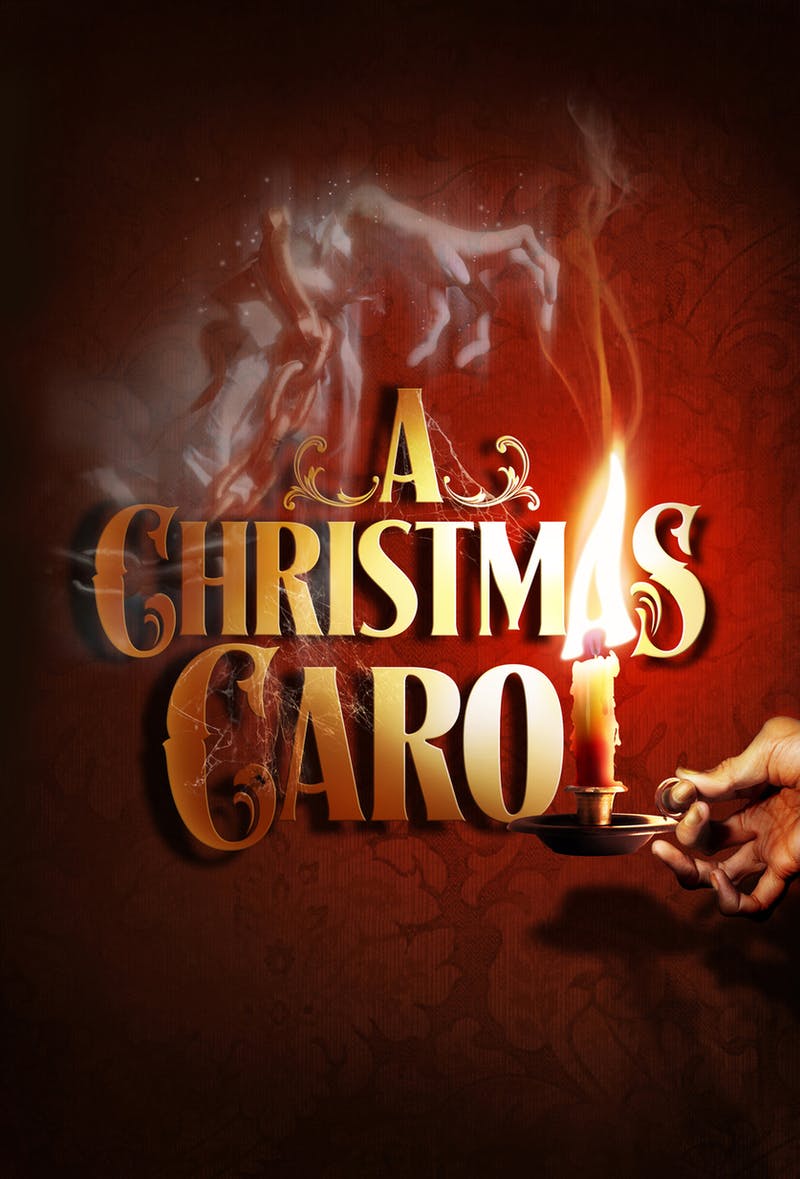 Poster for the A Christmas Carol performance at the Gorleston Pavilion Theatre