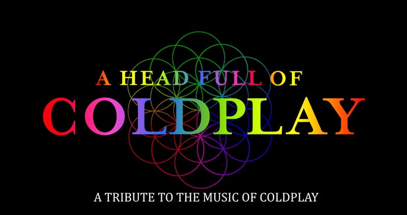 Poster for the A Head Full of Coldplay performance at the Gorleston Pavilion Theatre